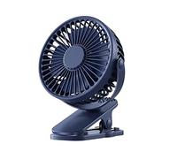 mini ventaglio manuale, Mini ventilatore portatile con clip a mano USB ricaricabile silenzioso Ventilatore elettrico da tavolo Dormitorio for studenti Piccolo ventilatore di raffreddamento(Blue)