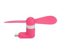 Mini ventilatore colorato, compatibile con iPhone iPad Android, ventilatore a micro velocità ultra silenzioso con vento forte per il sollievo