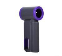 Mini ventilatore compatto con design ad anello e schermo digitale e ricarica USB per esercizi di pendolarismo, flusso d'aria silenzioso, colore grigio (grigio)