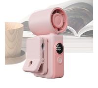 Mini Ventilatore Con Clip Automatica - Ventaglio Manuale Ricaricabile | Display A LED Per Ventola Rotante Per Camion, Bambini E Adulti Che Viaggiano Guidando In Cucina All'aperto, Funzionamento Silenz