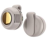 Mini ventilatore con clip da cintura, piccolo ventilatore con clip a vortice, ventilatore da cintura, mini ventilatore portatile ricaricabile senza pale, mini ventilatore con cintura regolabile a 3 ve