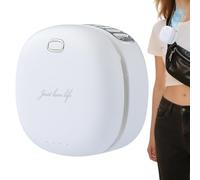 Mini ventilatore con clip, portatile, ricaricabile, a 3 velocità, 2000 mAh, ventilatore di raffreddamento per vita e collo a mani libere, circolatore d'aria personale senza pale, dispositivo di
