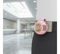 Mini Ventilatore da Cintura Leggero e Portatile Ventilatore a Clip per Viaggio
