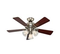 Mini Ventilatore Da Soffitto Con Luce Beacon Hill Nickel Per Soggiorno [EEK: Inaditato]