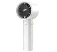 Mini ventilatore da tavolo con ricarica USB dotato di un'efficiente batteria ricaricabile da 3000 mAh, perfetto per uso domestico o in ufficio mantenendo il silenzio (A)