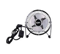 Mini ventilatore da tavolo EDM 20 W 10 cm cromato