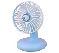 Mini ventilatore da tavolo portatile ultra silenzioso con filtro di sicurezza, circolatore d'aria grandangolare a 4 velocità, per casa, ufficio e uso esterno, ventilatore compatto da tavolo