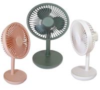 Mini ventilatore da tavolo ricaricabile 3 velocità oscillante portatile HR2206 [EEK: A++]