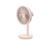 Mini ventilatore da tavolo Ventilatori terra portatili Type-C usb ricaricabile 4000mAh del condizionatore d'aria facile trasportare Comfort Raffreddamento Silenzioso(Pink)
