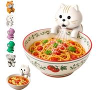Mini ventilatore di raffreddamento a clip per tazza e ciotola, simpatico gatto cane animale ventilatore refrigeratore per caffè, mini ventola di raffreddamento per alimenti, ventole portatili da