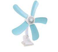 Mini Ventilatore Elettrico con Clip Pinza da Tavolo Scrivania 5 Pale Portatile [EEK: E]