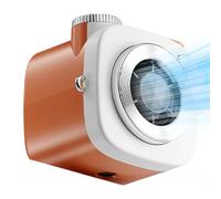 Mini ventilatore elettrico | Dispositivo di design con schermo digitale | Blocco d'aria personale da indossare intorno al collo per adolescenti, adulti, viaggi, picnic, spiaggia, dormitorio, scuola