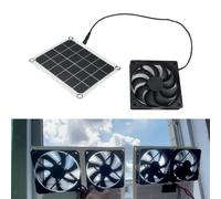 Mini ventilatore estrattore d'aria alimentato a pannello solare per serra, cane,