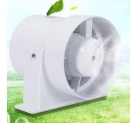Mini Ventilatore estrattore in Linea, Ventilatore di Ventilazione per Bagno con valvola di ritegno, Base Rimovibile, Impermeabile IPX2, Potente Ventilatore di Scarico, per Cucina, Serra, Cantina, 4