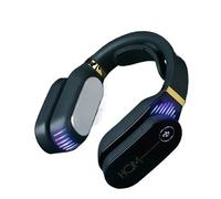 Mini ventilatore for il collo Dispositivo di raffreddamento dell'aria Condizionatore di raffreddamento portatile senza lama USB senza foglie Indossabile for archetto da collo con riscaldatore caldo