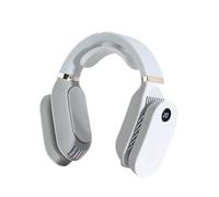 Mini ventilatore for il collo Dispositivo di raffreddamento dell'aria Condizionatore di raffreddamento portatile senza lama USB senza foglie Indossabile for archetto da collo con riscaldatore caldo