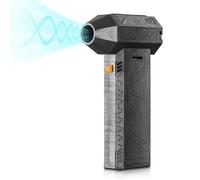 Mini Ventilatore Jet Dry, Mini Ventilatore Jet Dry Senza Fili da 130000 Giri/min, Soffiatore Turbo Jet Portatile con Motore Brushless, Spolverino Elettrico a 3 velocità