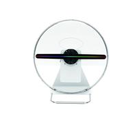Mini ventilatore olografico 3D da 30 cm, risoluzione 512 * 512px, display pubblicitario olografico a LED da tavolo for fiere, feste ed eventi Ampio angolo di visione