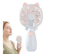 Mini Ventilatore Palmare - Mini Ventilatore Operato | Ventilatore Pratico Personale | MINI Hand Tend Ventilatore USB Ricaricabile | Ventilatore A Mano Silenzioso Compatto Dimensioni Tasca Per