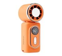 Mini Ventilatore Portatile 3-in-1 con Clip, Batteria Ricaricabile da 3000mAh, Mini Ventilatore a Clip con 5 Velocità e Display a LED, Turbo Silenzioso per Viaggi, Attività all'Aperto, Ufficio