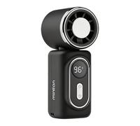 Mini Ventilatore Portatile 3-in-1 con Clip, Batteria Ricaricabile da 3000mAh, Mini Ventilatore a Clip con 5 Velocità e Display a LED, Turbo Silenzioso per Viaggi, Attività all'Aperto, Ufficio