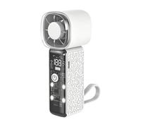 Mini ventilatore portatile a mano, ricaricabile USB 3000 mAh, 100 velocità, con aromaterapia, mini ventilatore personale portatile, per viaggi, campeggio, ufficio, interni ed esterni, uomini e donne