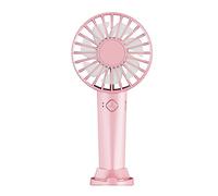 Mini Ventilatore Portatile a Vento Forte, Desktop Portatile Ricaricabile Silenzioso per Il Raffreddamento di Piccole Tasche dell'ufficio degli Studenti