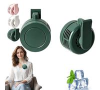 Mini Ventilatore Portatile Con Clip Aggiornamento 2026 - Ultra-Silenzioso, Senza Pale, Ricaricabile Via Usb - Ideale Per l'Ufficio, i Viaggi e l'Aria Aperta