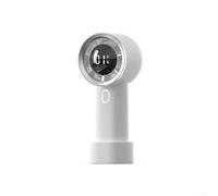 Mini ventilatore portatile con display digitale per lo stato della batteria, 100 livelli di regolazione del vento, ricaricabile da tipo C, motore brushless con tecnologia di riduzione del rumore