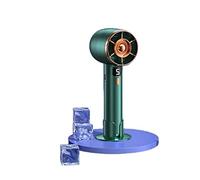 Mini Ventilatore Portatile Eolico Super Silenzioso Ricaricabile USB Tascabile Esterno Vento Forte(Green Top version)