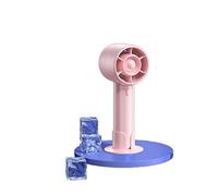 Mini Ventilatore Portatile Eolico Super Silenzioso Ricaricabile USB Tascabile Esterno Vento Forte(Pink Standard)