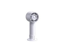 Mini Ventilatore Portatile Eolico Super Silenzioso Ricaricabile USB Tascabile Esterno Vento Forte(White Standard)