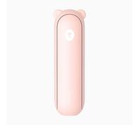 Mini Ventilatore Portatile JISULIFE Life8 Plus Rosa 3 Velocità Batteria 48h Ricaricabile Luce