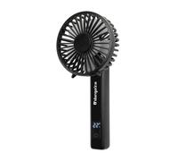 Mini Ventilatore Portatile Orbegozo HF 1800 2,5W 4 Velocità Display Digitale USB-C Batteria