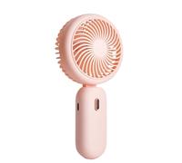 Mini ventilatore portatile - piccolo ventilatore personale da scrivania | ventilatore portatile pieghevole | leggero ventilatore personale con impostazioni a 3 velocità | design pieghevole forte vento