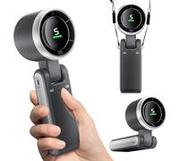 Mini ventilatore portatile portatile, pieghevole, potente ventole turbo, batteria da 10000 mAh e velocità 50000 giri/min, ventilatore personale ricaricabile USB con 5 velocità, display digitale per