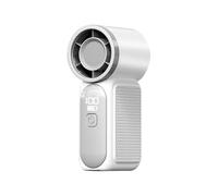 Mini ventilatore portatile portatile, velocità (1-100) regolabile Turbo potente ventola di raffreddamento Rec display, con batteria LED digitale 20000 mAh