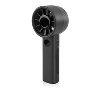 Mini Ventilatore Portatile Raffreddamento Turbo, 2000 mAh, 100 Velocità, ricaricabile,ventilatore personale per viaggi, vacanze al mare, regali per donne, uomini (nero
