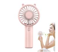 Mini ventilatore portatile, ricaricabile, silenzioso e forte | Ventilatore elettrico tascabile per viaggi, raffreddamento per casa, concerti, trucco, estate per la famiglia