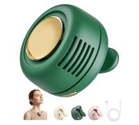 Mini ventilatore portatile silenzioso senza pale, a clip, 3 velocità e apertura, clip per camicia e vita a mani libere, ventilatore a vortice, ricaricabile tramite USB, adatto per attività all'aperto