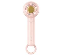 Mini ventilatore portatile USAMS Candy Series da 1200 mAh, colore rosa.