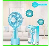 MINI VENTILATORE PORTATILE USB BATTERIA RICARICABILE 4W DA VIAGGIO CASA UFFICIO [EEK: Conforme]