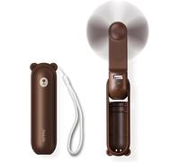 Mini Ventilatore Portatile, Ventilatore a Mano 3 in 1, Ventilatore Tascabile Ric