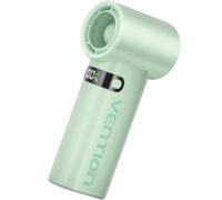 Ventilatore portatile Vention PBE - Velocità massima 17000 giri/min - Livelli di velocità regolabili da 1 a 100 - Batteria da 3000 mAh - Display a LED - Connessione USB-C - Leggero e compatto - Verde