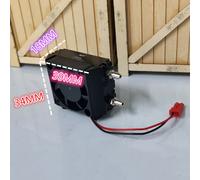 Mini ventilatore radiatore metallo dell'olio idraulico per RC Escavatore Auto