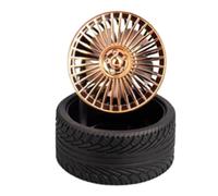 Mini ventilatore retrò dal design elegante alimentato tramite USB, funzionamento silenzioso e facile portabilità (oro)
