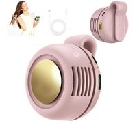 Mini ventilatore senza pale portatile e silenzioso Questo ventilatore a clip girevole a 360° a tre velocità è un accessorio da viaggio che può essere utilizzato in ufficio, all'aperto e in viaggio