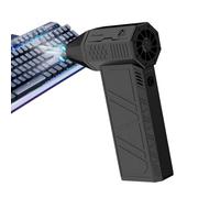 Mini ventilatore soffiante - Batteria ricaricabile 3000 mAh con alto flusso d'aria, soffiatore per polvere, portatile per campeggio e barbecue all'aperto soffiatore per neve