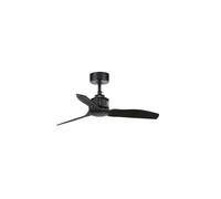 Mini Ventilatore Telecomando Just XS Nero Risparmio Energetico Ventola Dc