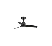 Mini Ventilatore Telecomando Just XS Nero Risparmio Energetico Ventola Dc